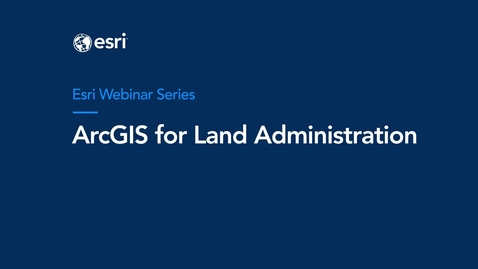 Thumbnail for Foundational Components of GIS based Land Administration